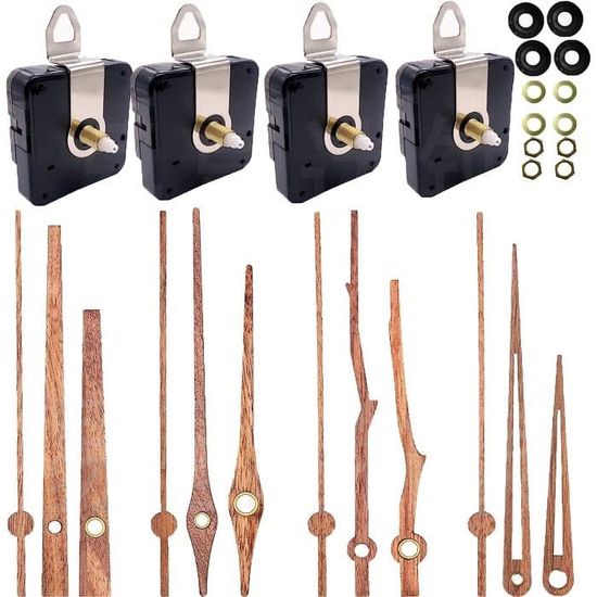 Blanc) Kit De Réparation D'un Mouvement D'horloge à Quartz à Axe Long