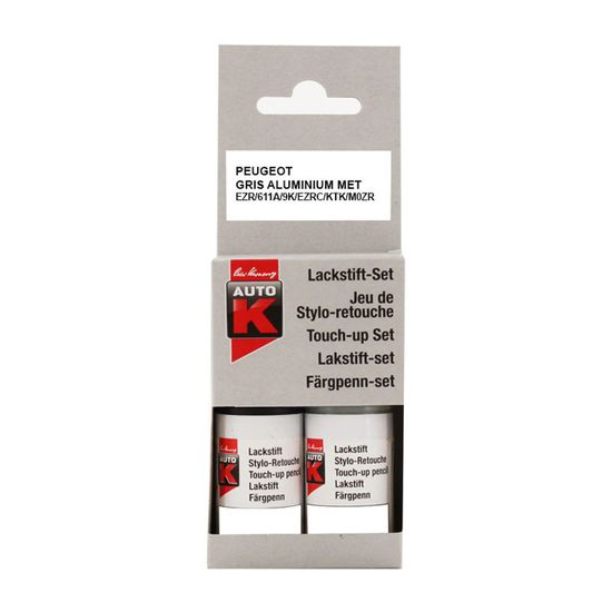 SD COLORS 12 L Peinture De Retouche Avec Pinceau Et Vernis Transparent - Grey