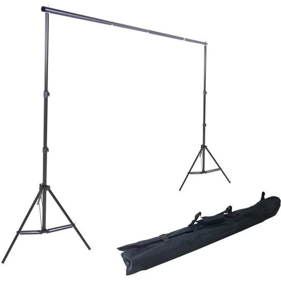 Kit 2 Supports Barre Crossbar DynaSun EL9312 - Pour Trépied Studio Photo/vidéo - 8