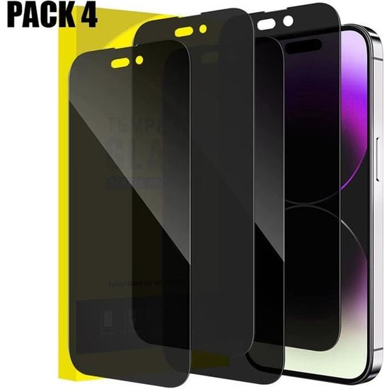 VITRE FILM VERRE Trempé Antichoc Confidentiel Privacy ANTI VISION Latérale pour IPHONE 6 iphone
