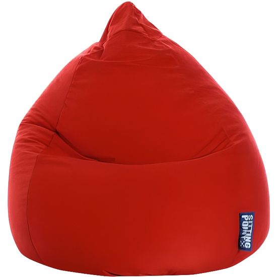 Pouf Poire Easy XL Rouge by SittingPoint