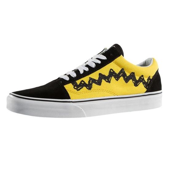 vans peanuts old skool jaune