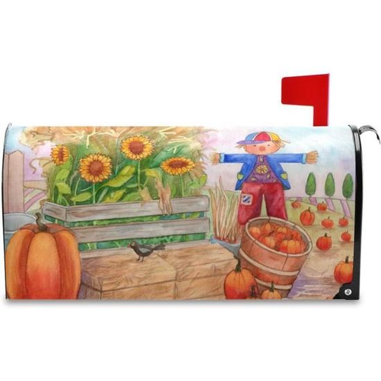 Housse Magnétique Pour Boîte Aux Lettres Motif Nain De Jardin