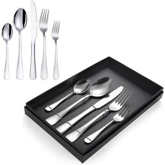ECRIN POUR MÉNAGÈRE 24 pièces en Couverts de Table Métal Argenté EUR 29,00 - FR