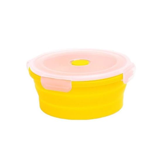 Lancoon Boîte à déjeuner en silicone, anti-fuite, pliable pour la