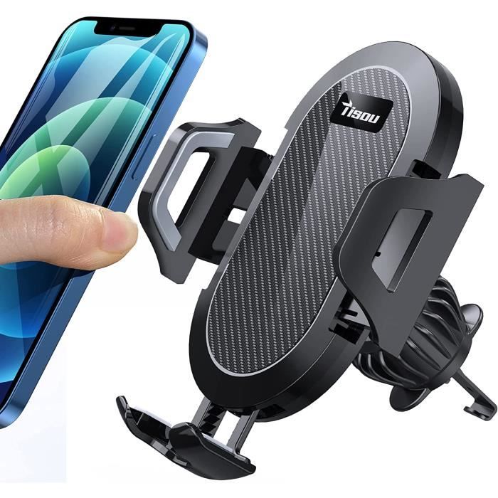 Support Téléphone Voiture Rotatif 360° - Design élégant, Fixation Stable, Pour Une Conduite Plus Sûre