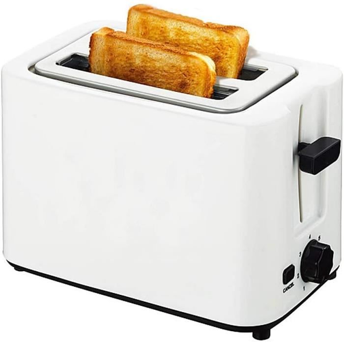 Braun Grille-Pain Breakfast HT1110WH - Fente Extra Longue 25cm, 8 Niveaux, Réchauffer Décongeler, Blanc