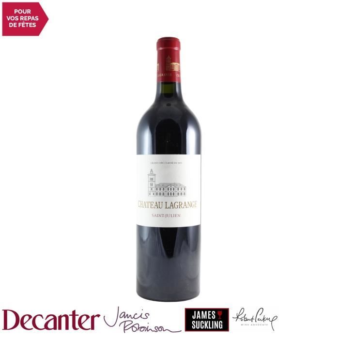 Château Lagrange Rouge 2018 - 75cl - Vin Rouge de Bordeaux - Appellation AOC Saint-Julien - 94-100 Decanter - Cépages Cabernet Sauvi