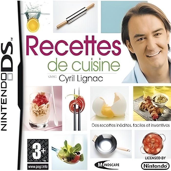 Recettes De Cuisine Avec Cyril Lignac Jeu Nintendo Ds - vue 2