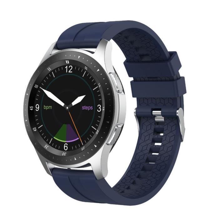 Montre Connectée Homme Bluetoot Soutien Pression Air Appel Fréquence Cardiaque Sport NO3