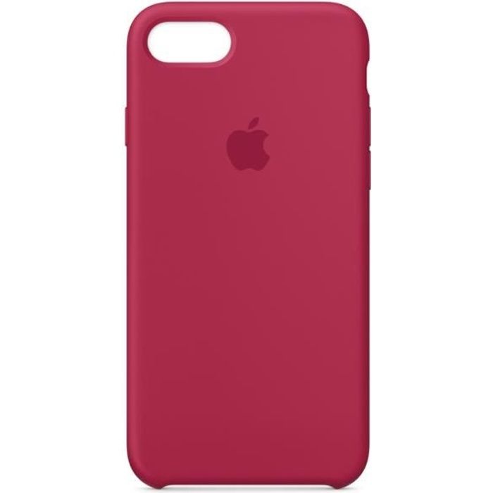 iPhone 8/7 Silicone Case - Rose Red