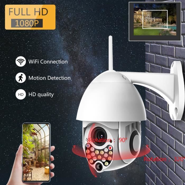 Caméra de sécurité sans fil Wifi dôme extérieur caméra IP IP