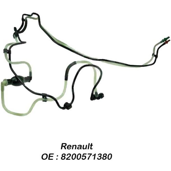 Kit poire d'amorcage avec tuyauterie de carburant Durer 1.5 DCI : RENAULT Mégane II, Scénic II