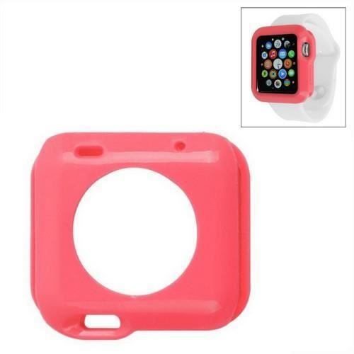 Coque Apple Watch 42mm Rouge Silicone TPU Protective Case