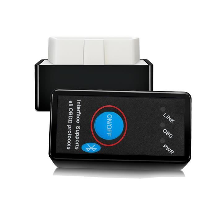 Outil de Diagnostic Volvo XC90- XC40-C30-XC60-V70-S80 S60 V40 V70 Auto Mini ELM327 Super OBDII ELM 327 OBD 2 - Type Bluetooth V2.1
