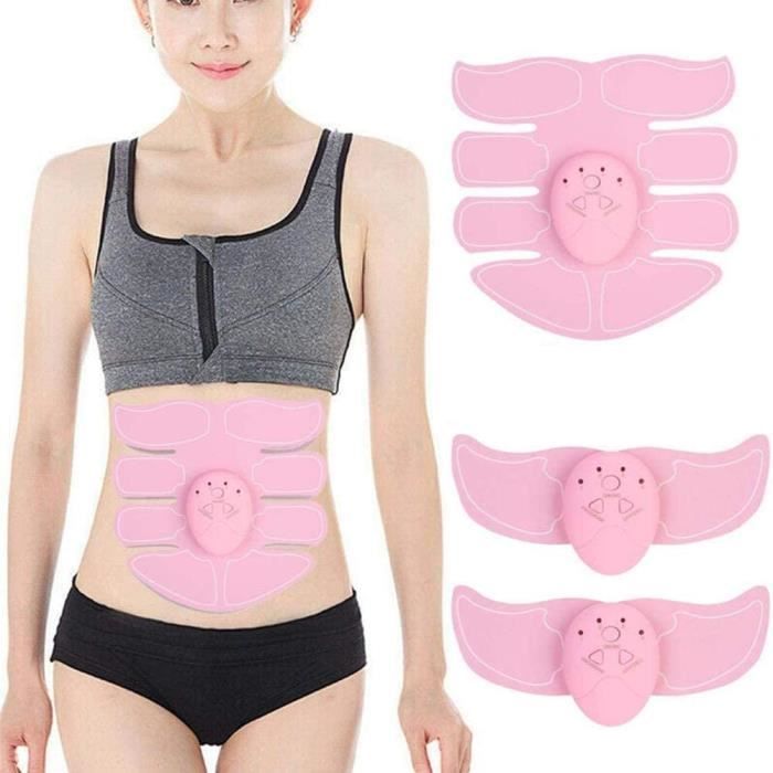 Electrostimulateur Musculaire EMS Abdominale Abdominal Femme, Appareils Abdominaux, EMS Masseur Abdominal, Stimulateur Musculaire Ab