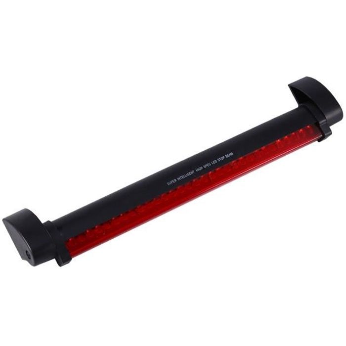 Troisième feu stop, universel 32 LED voiture rouge à montage haut troisième feu stop feu arrière lampe d'avertissement 12V