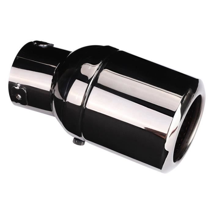 Atyhao embouts de silencieux 62mm universel réglable embout d'échappement tuyau de silencieux arrière queue gorge voiture