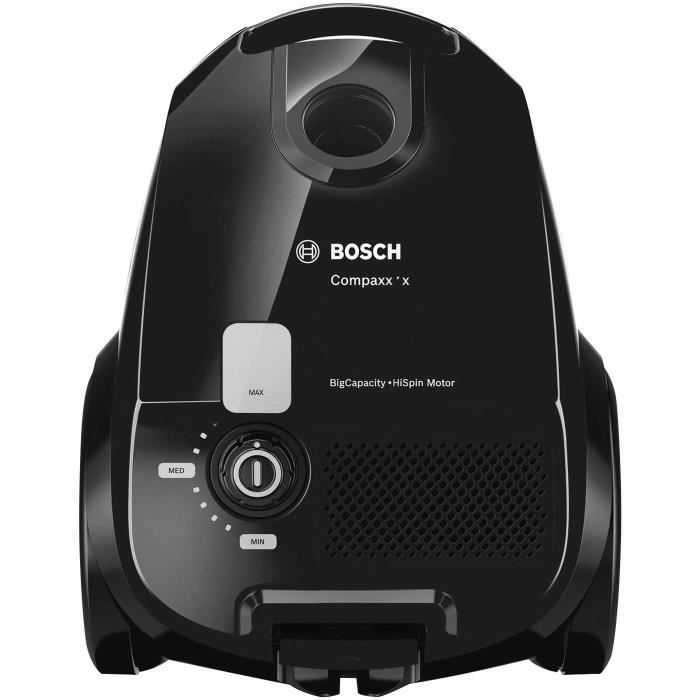BOSCH - Aspirateur avec sac Compaxx'x Noir 80dB variateur