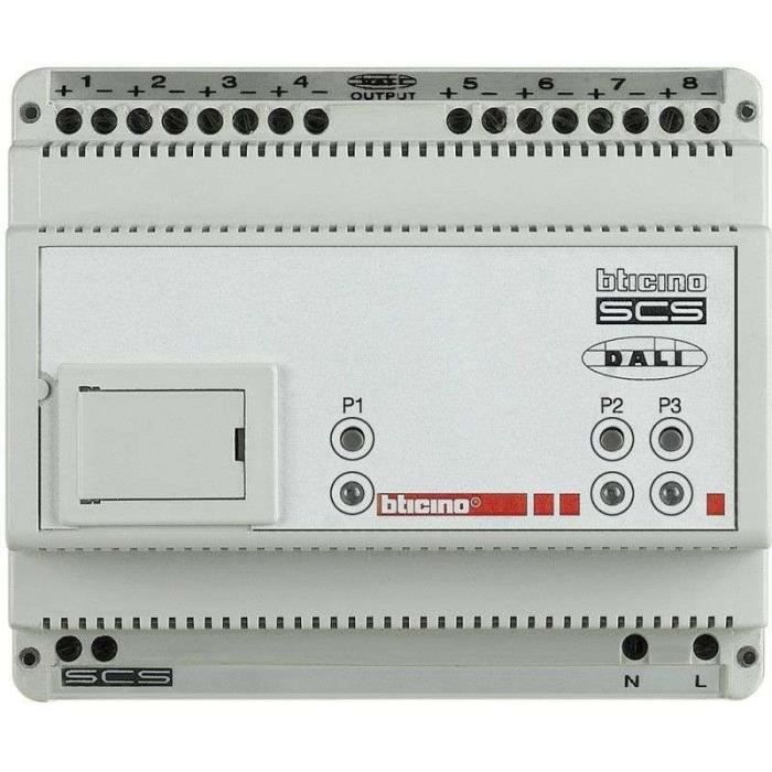 Passerelle Open Bacnet IP MyHOME BUS 6 modules BTICINO F450