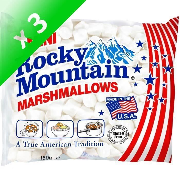 MiniMARShmallows 150g Blanc (Lot de 3)