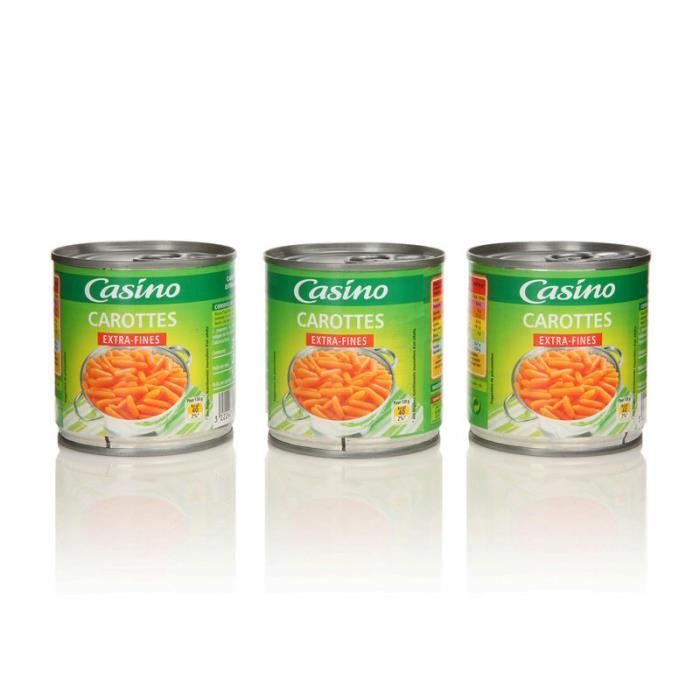 Lot de 3 carottes extra-fins - 130 g