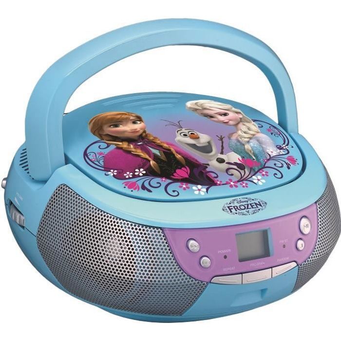 REINE DES NEIGES CD Boombox Lecteur CD avec un microphone