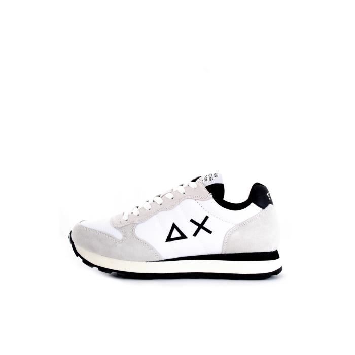 SUN 68 Z40101 chaussures de tennis faible Homme BLANC