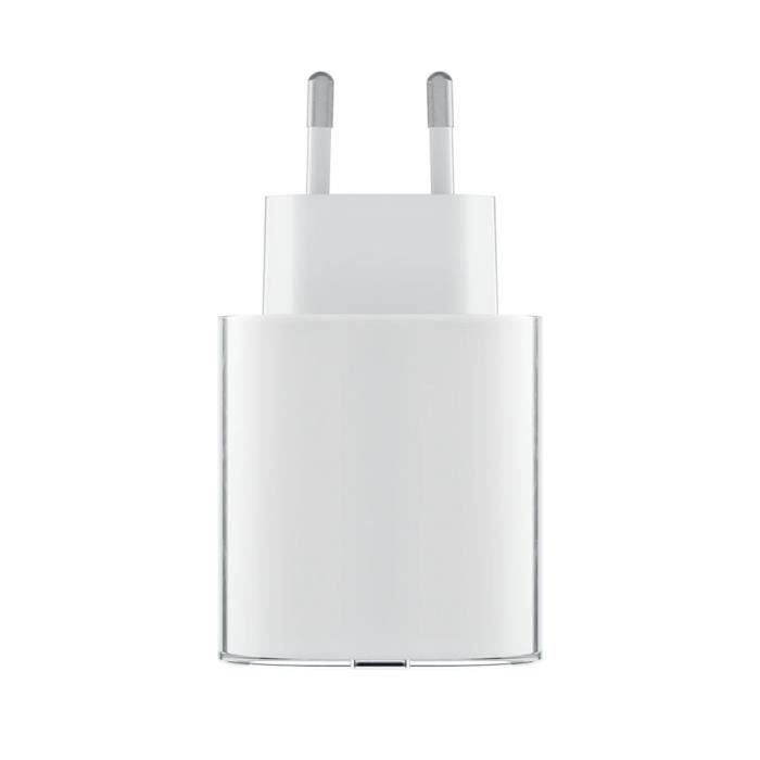 Batterie Nothing Phone (1) Chargeur Prise Française ultra rapide Power 45W PD3.0 Compatible USB-C Blanc
