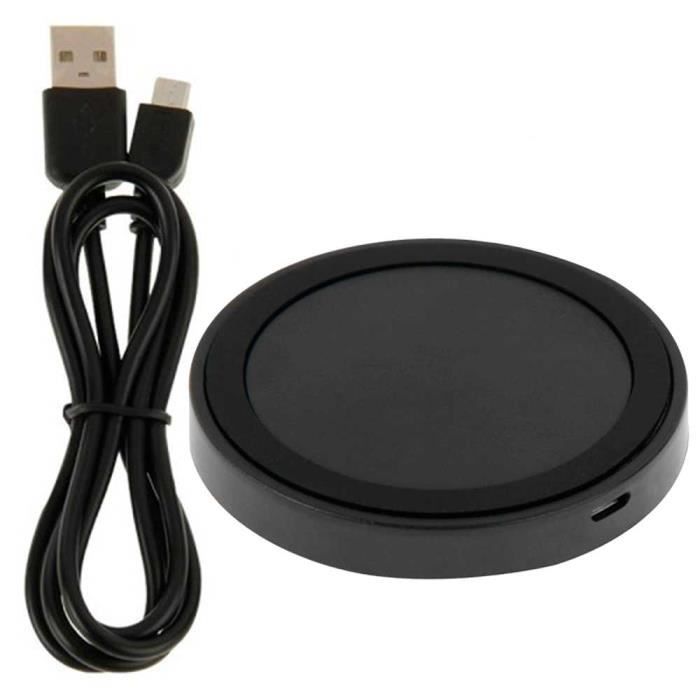OCIODUAL QI Induction Chargeur Sans Fil de Recharge Pad Noir pour Téléphones Mobiles Smartphones
