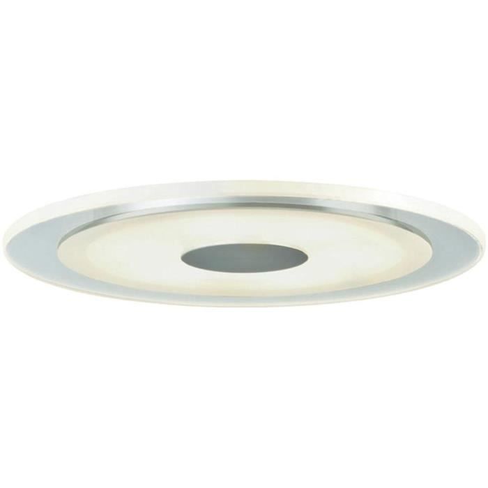 Paulmann 92543 kit d'encastrés Premium Line Whirl 6W LED Alu, Satin, kit de 3