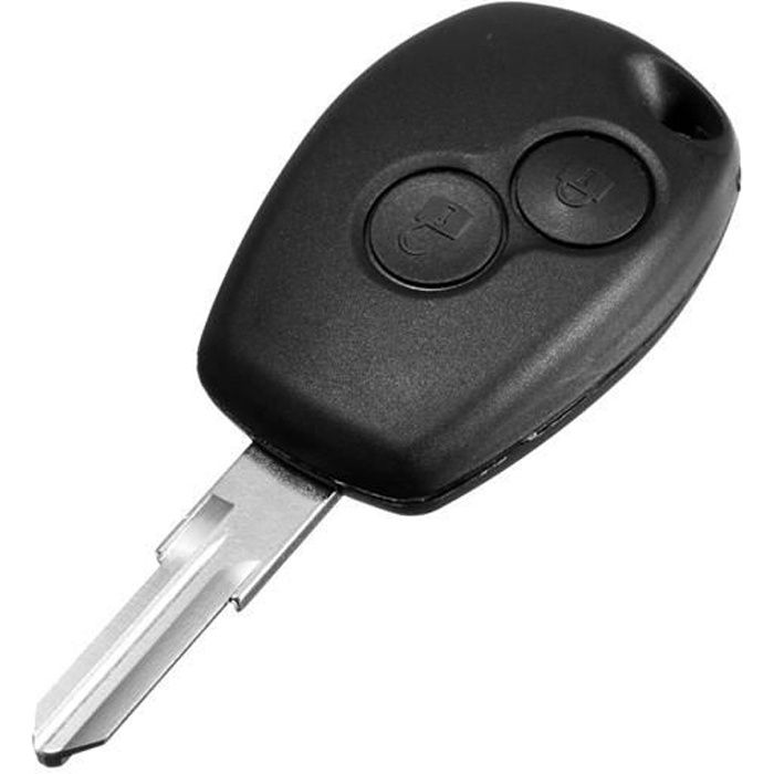CLE PLIP DACIA Dacia Logan Sandero Duster Lodgy 2 boutons LAME SANS TROU COQUE @Pro-Plip