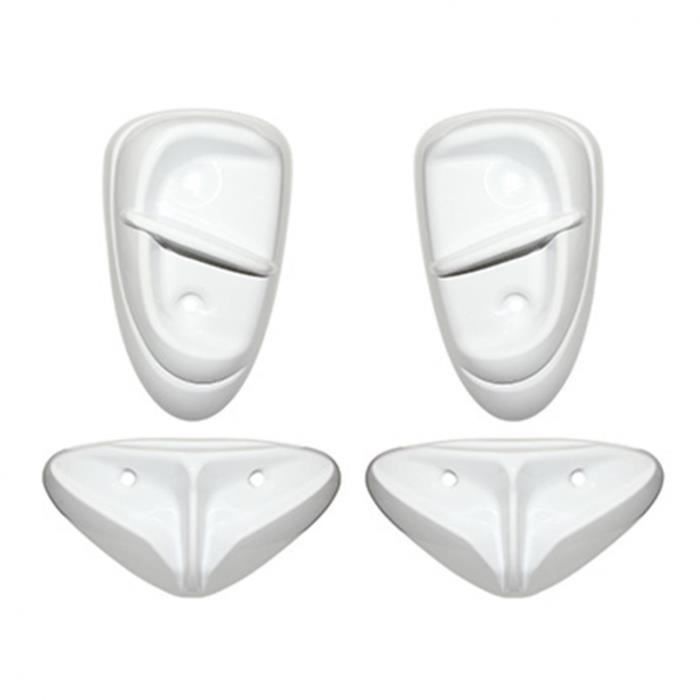 KIT CARROSSERIE CARENAGE-PAD SCOOT REPLAY POUR MBK 50 STUNT-YAMAHA 50 SLIDER BLANC BRILLANT (x4)