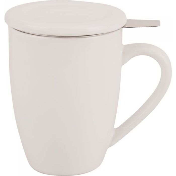 Tisanière 0.4 l blanc filtre inox NEURE Blanc