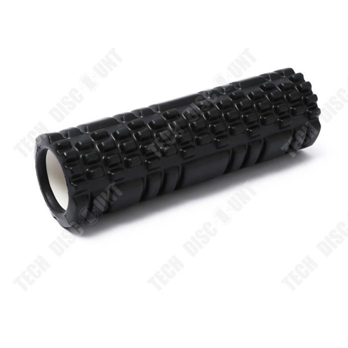TD® Rouleau de Massage de Sport Fitness en Mousse Noir/ Gym Massage/ Sport Rouleau