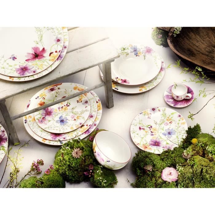 Villeroy & Boch 10-4100-2648 Assiette à Dessert Porcelaine Rose 22 x 23 x 7 cm 1 Assiette