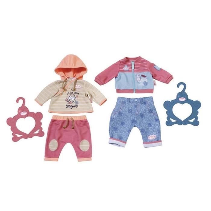 BABY Annabell Ensemble Fille et Garçon pour poupée de 43cm