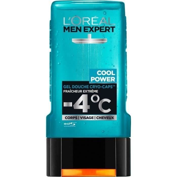 L'Oréal Men Expert Cool Power Fraicheur Extrême Gel Douche Pour Homme - 300 ml