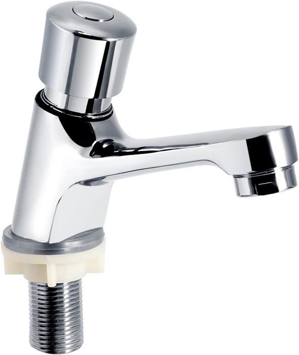 Robinet Lavabo Eau Froide G1/2 Mitigeur Moderne ABS Plastique - Poignée Unique - Finition Chromée