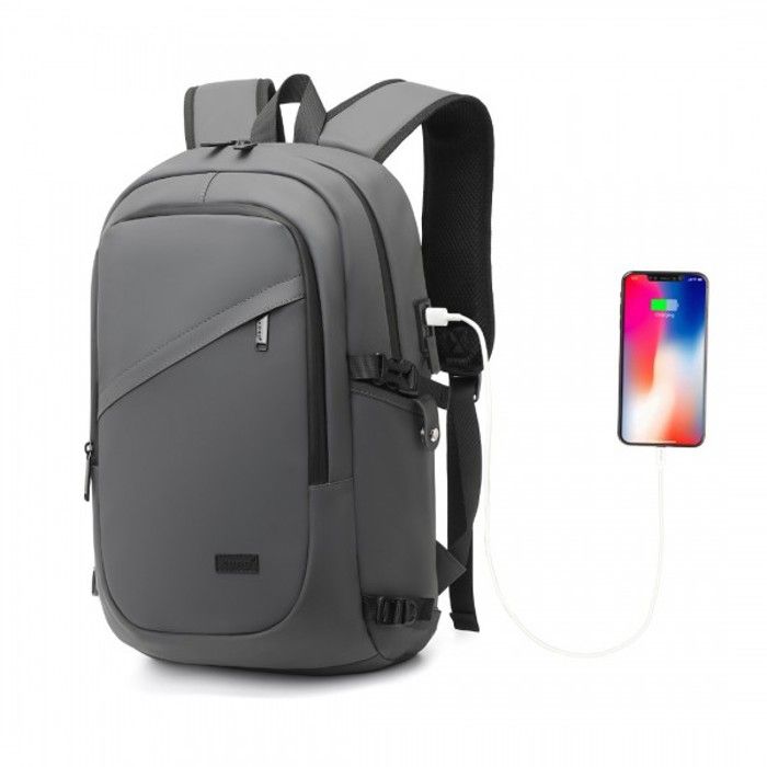 Kono Sac à Dos pour Ordinateur Portable avec Port de Charge USB, Sac de  Voyage Convient pour Ordinateur Portable de 15,6