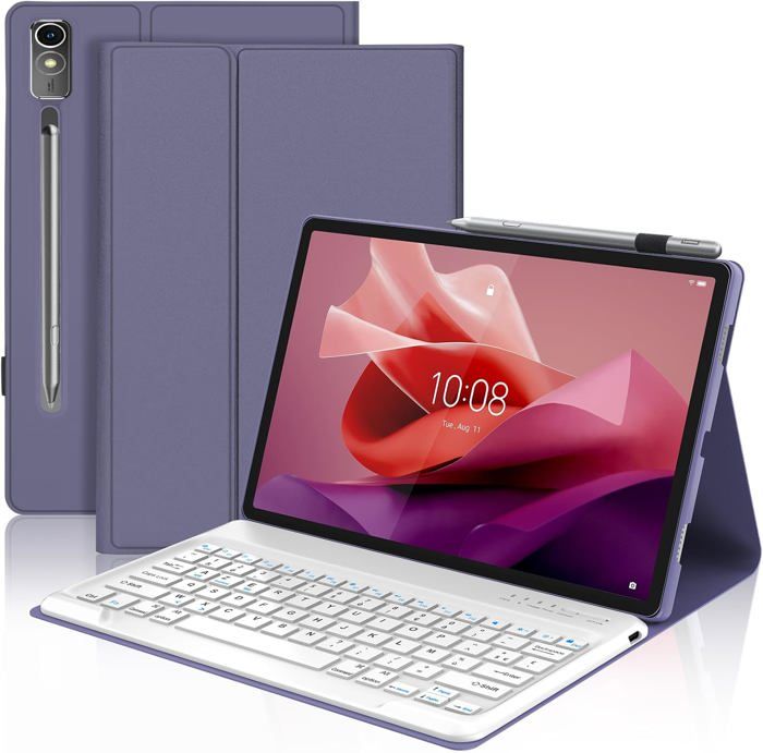 Étui Avec Clavier Bluetooth Pour IPad Air 11 (M3/M2) & IPad Pro 11" – Clavier Italien Amovible, Protection Complète - 9