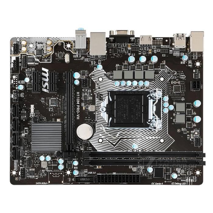 Carte mère MSI H110M PRO-VH Intel H110 LGA 1151 2xDDR4 SDRAM 32 Go
