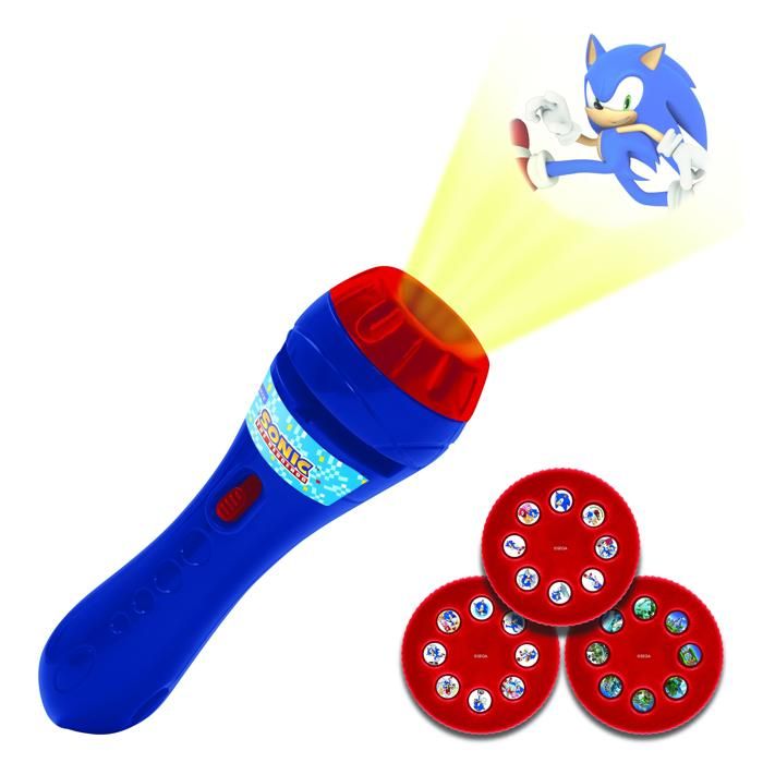 Projecteur à histoires et lampe torche Sonic
