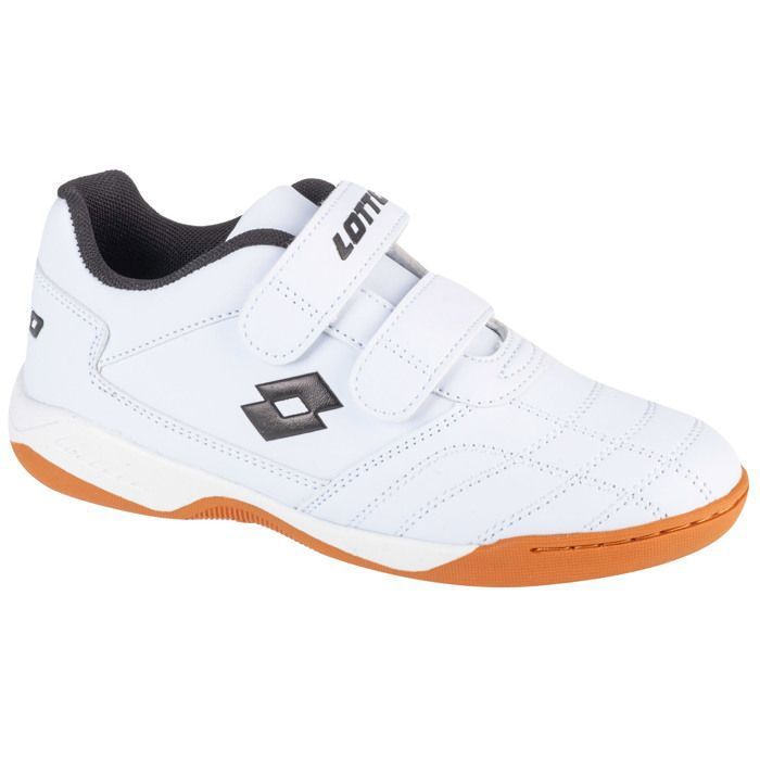 Chaussures de foot en salle pour un garçon - Blanc - Lotto Pacer K Chaussures de foot en salle pour un garçon - Blanc - Lotto Pacer K