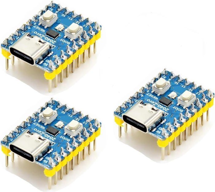 4Pcs Pour Carte De Microcontrôleur Studio Raspberry Pi Pico Pour Raspberry Pi Rp2040 Dual Core Arm Cortex M0 Processeur