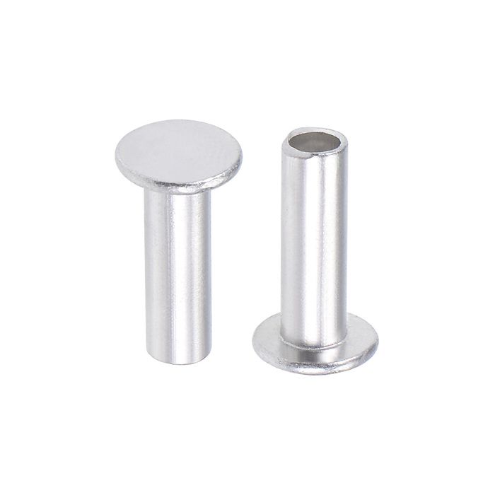 8 Rivets Dorés Haltère 16x26mm – Boucles Métalliques Pour Sangles Sacs, Portefeuilles, Ceintures, DIY Couture & Décoration
