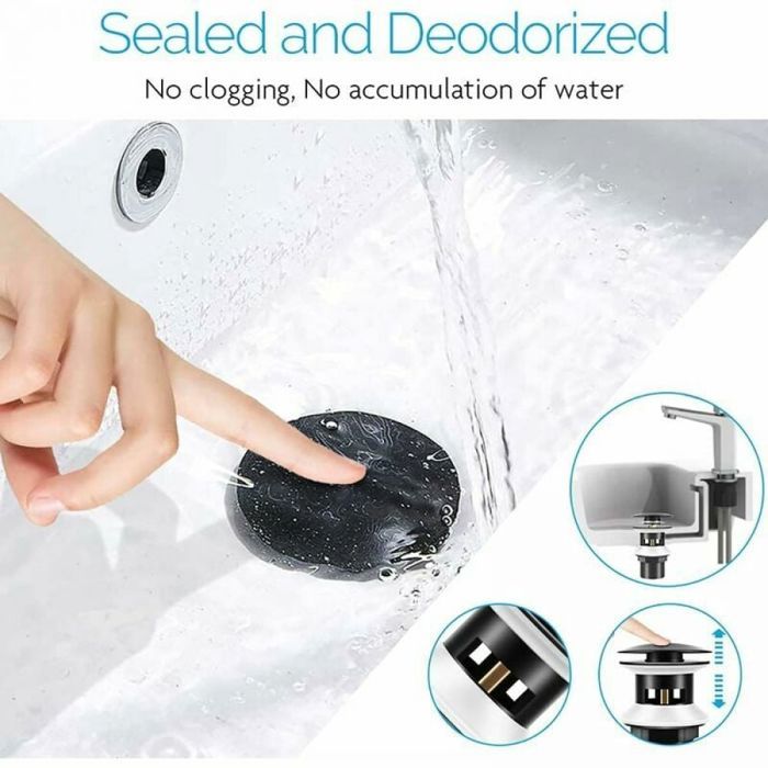 Lababo Label Bonde lavabo pop-up sans trop-plein G1 1/4