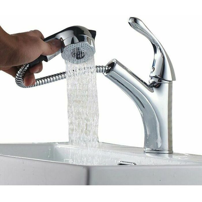 Robinet de cuisine extractible - Virex® - Pulvérisateur extractible 30-40 cm - Silencieux