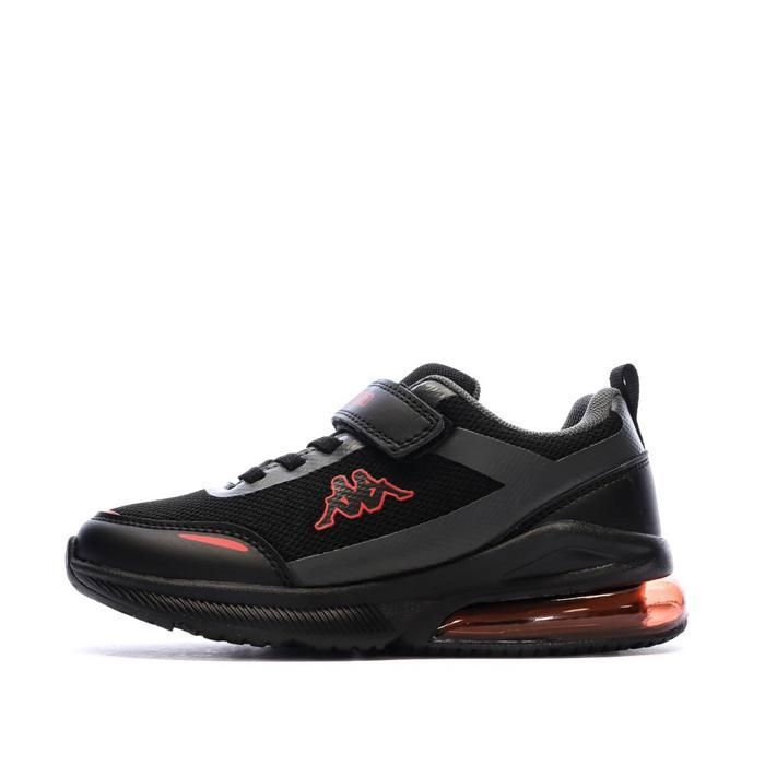 Baskets Noir/Rouge Garçon Kappa Logo Pylos123