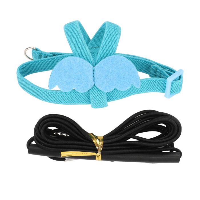 Harnais pour oiseau avec laisse élastique facile à porter réglable léger et portable avec de jol ACCESSOIRES FABRICATION MAISON